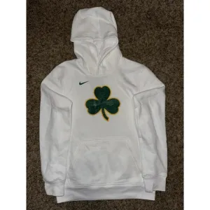 Youth Boston Celtics Nike White 2018/19 City Edition Essential Pullover Hoodie