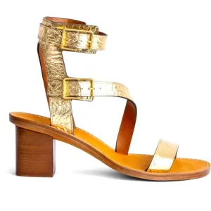 Zadig &amp; Voltaire Cecilia Crinkled Caprese Sandals