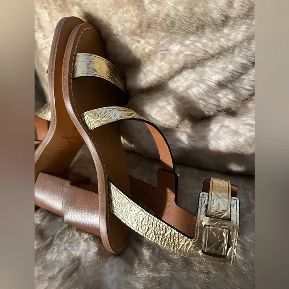 Zadig &amp; Voltaire Cecilia Crinkled Caprese Sandals