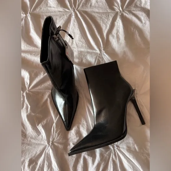 Zara high heeled ankle boots