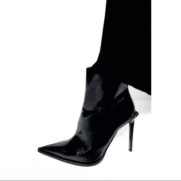 Zara high heeled ankle boots
