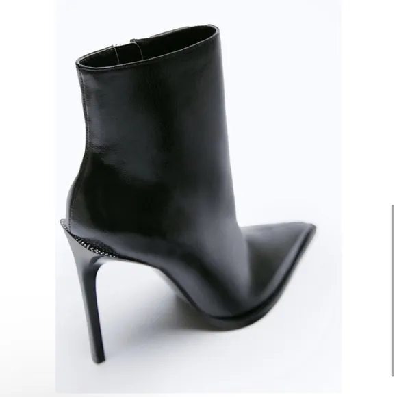 Zara high heeled ankle boots