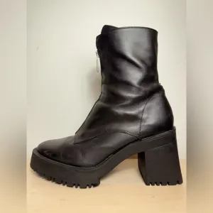 ZARA Lug Sole Ankle Boots