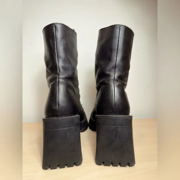 ZARA Lug Sole Ankle Boots
