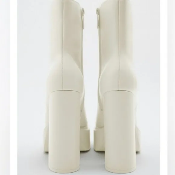 ZARA platform ankle boots  bloggers favorite